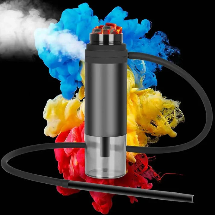 "Portable Car Hookah | Travel Shisha with Cup Holder"