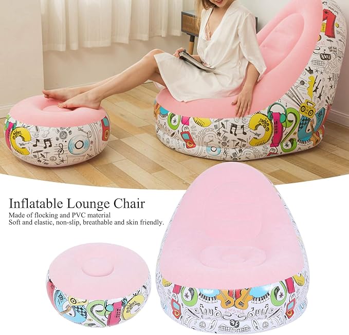 Portable Inflatable Sofa  Lightweight Waterproof Foldable Couch UAE