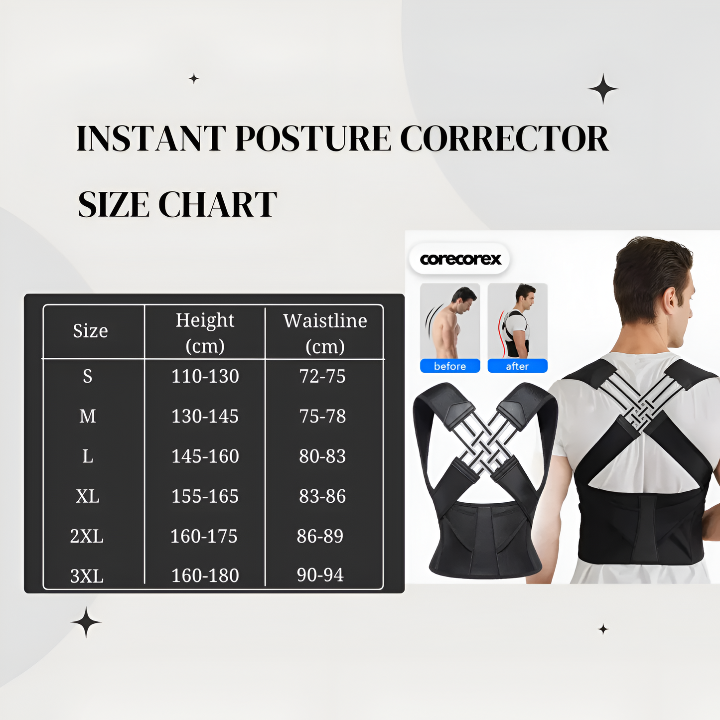Instant Posture Corrector – مصحح وضعية فوري